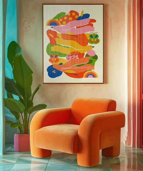 Çerçevesiz Poster Hayallerin Kanatları - Resim 5