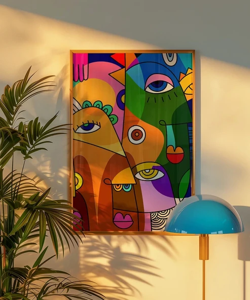 Çerçevesiz Poster Modern Harmoni - 5