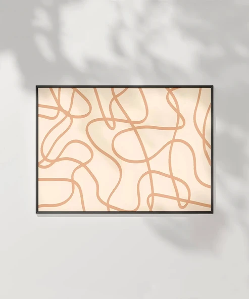 Çerçevesiz Poster Abstrakt Modern - Resim 7