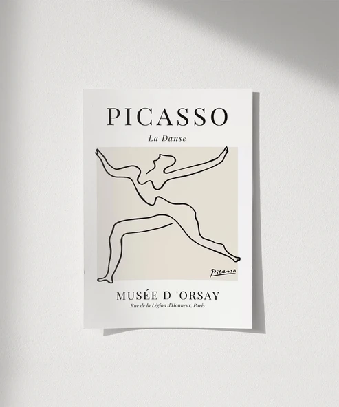 Çerçevesiz Poster Sanatsal Minimalizm ürün görseli