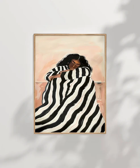 Çerçevesiz Poster Monokrom Düşler - Resim 6