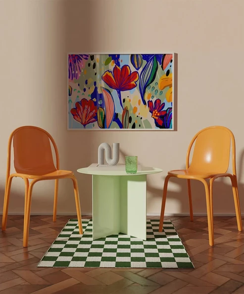 Çerçevesiz Poster Çiçek Kompozisyonu - Resim 3