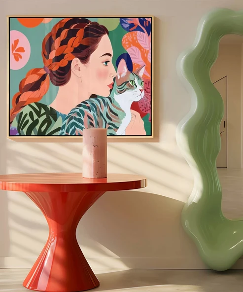 Çerçevesiz Poster Renklerin Ahengi - Resim 4