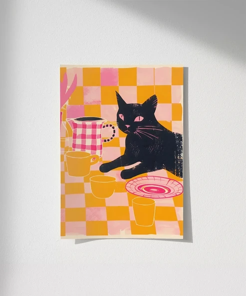 Çerçevesiz Poster Masanın Bekçisi ürün görseli