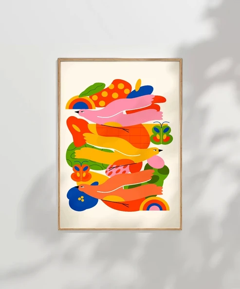 Çerçevesiz Poster Hayallerin Kanatları - Resim 6