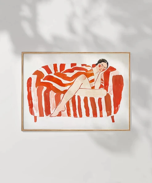 Çerçevesiz Poster Turuncu Rüyası - Resim 7