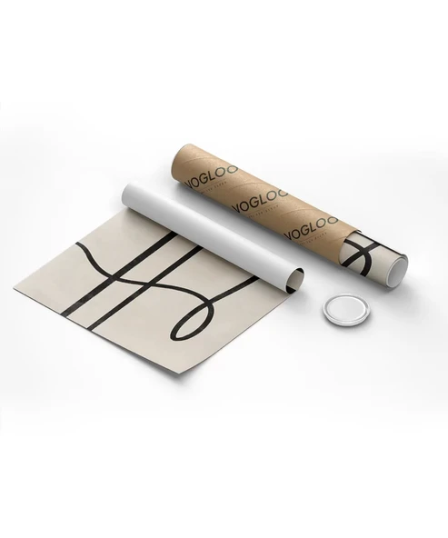 Çerçevesiz Poster Soyut Geometrik Hatlar Minimalist - Resim 8