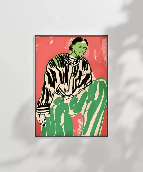 Çerçevesiz Poster Şehir Jungl - Resim 6