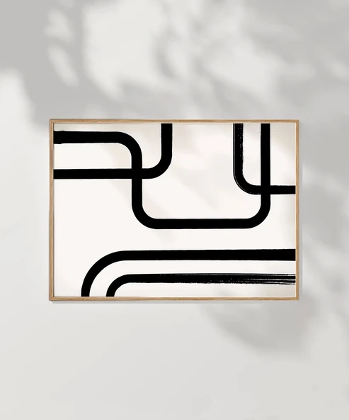 Çerçevesiz Poster Orta Çağ Modern Sanat - Resim 7