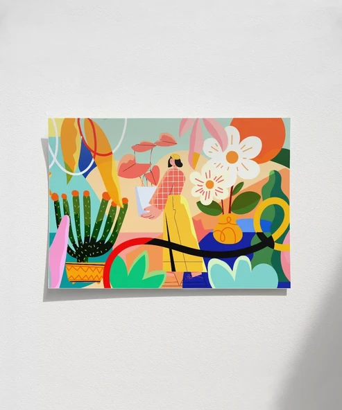 Çerçevesiz Poster Geometrik Duygular ürün görseli