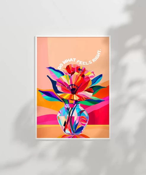 Çerçevesiz Poster Renkli İç Ses - Resim 2