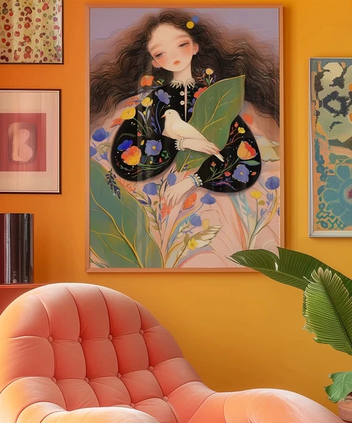 Çerçevesiz Poster Doğanın Zarafeti - Resim 4