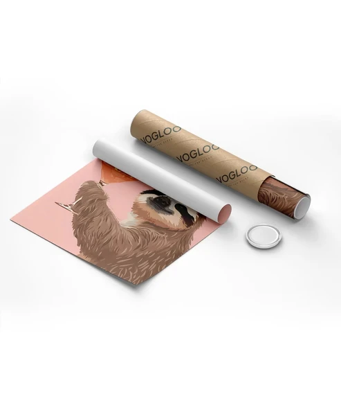 Çerçevesiz Poster Tembel Kokteyl Keyfi - Resim 8