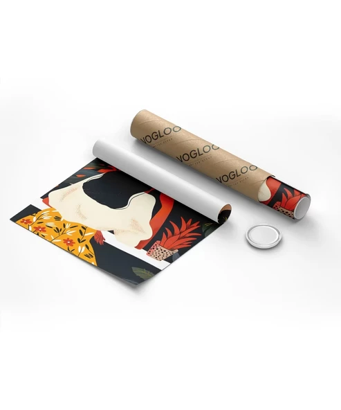 Çerçevesiz Poster Doğanın Düşünceli Yansıması - Resim 8