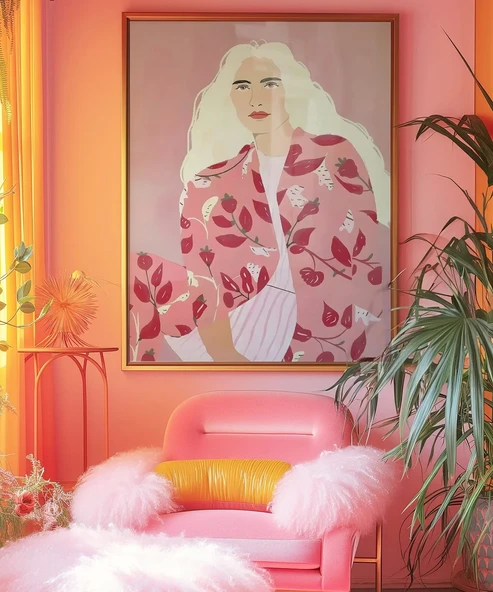 Çerçevesiz Poster Romantik Dokunuş - Resim 5