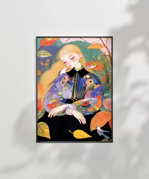 Çerçevesiz Poster Doğanın Zarif Tonları - Resim 6