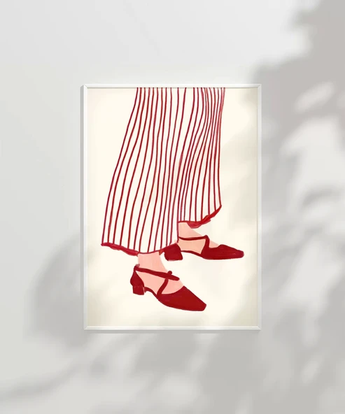 Çerçevesiz Poster Topuklu Şıklık - 2