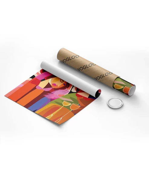 Çerçevesiz Poster Bağların Renkli Yüzü - Resim 8