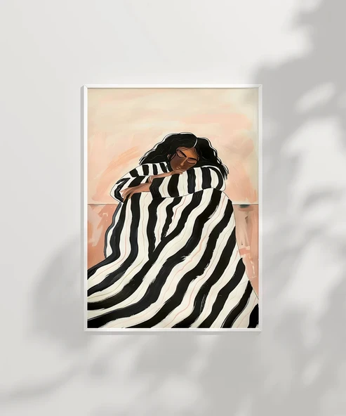 Çerçevesiz Poster Monokrom Düşler - Resim 2