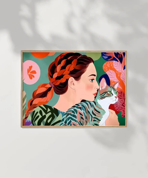 Çerçevesiz Poster Renklerin Ahengi - Resim 6