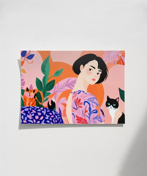 Çerçevesiz Poster Doğanın ve Dostluğun Harmanı ürün görseli