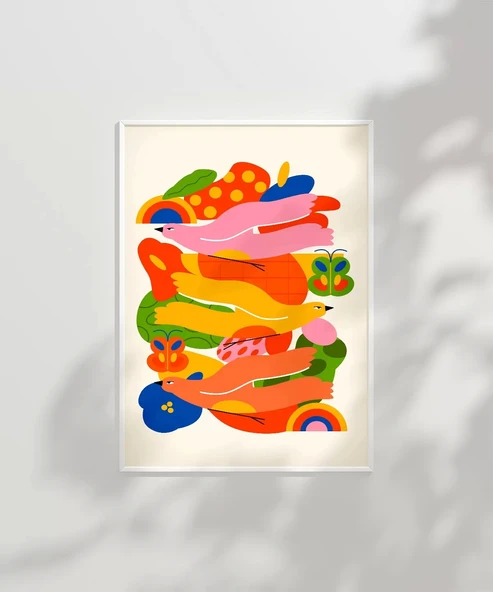 Çerçevesiz Poster Hayallerin Kanatları - Resim 2