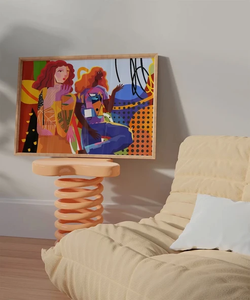 Çerçevesiz Poster İfade ve Enerji - Resim 5