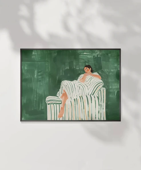 Çerçevesiz Poster Çizgilerin Ritmi - Resim 6