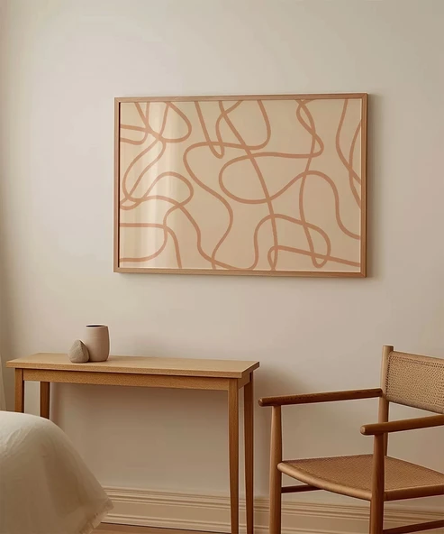 Çerçevesiz Poster Abstrakt Modern - Resim 4