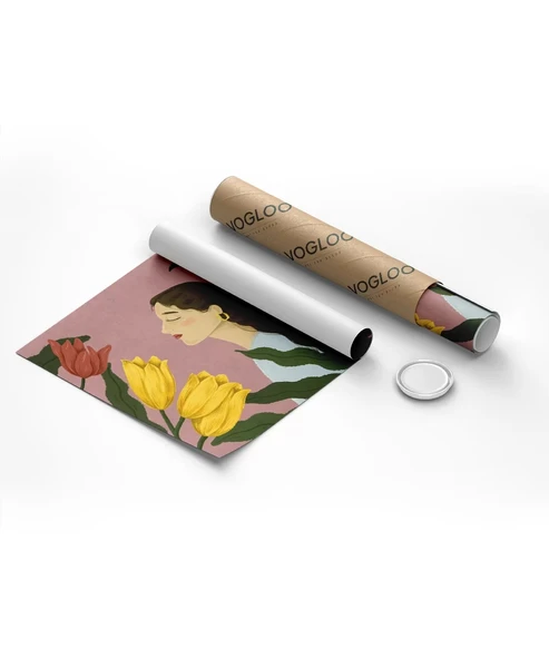 Çerçevesiz Poster Floral Melodi - Resim 8