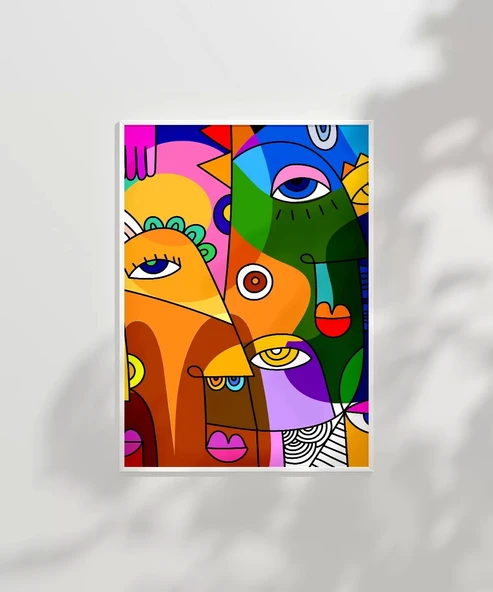 Çerçevesiz Poster Modern Harmoni - 2