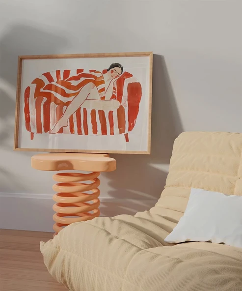 Çerçevesiz Poster Turuncu Rüyası - Resim 3