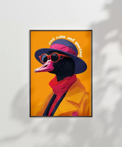 Çerçevesiz Poster Vak Vak Şıklık - Resim 7