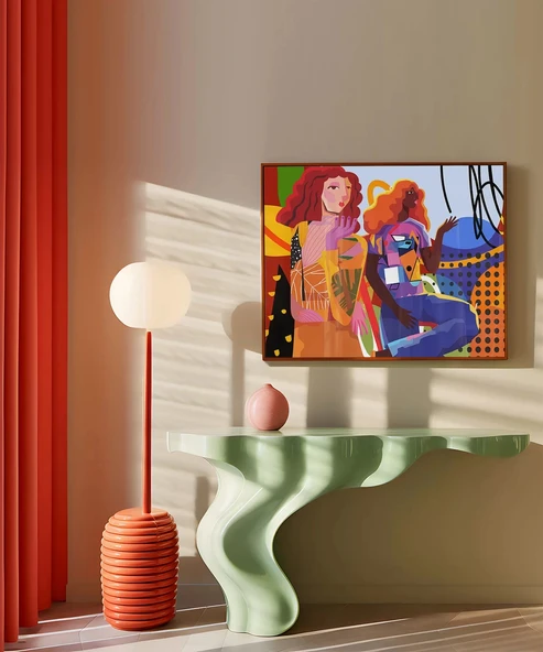 Çerçevesiz Poster İfade ve Enerji - Resim 3