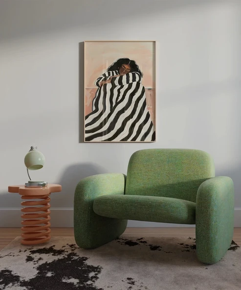 Çerçevesiz Poster Monokrom Düşler - Resim 5