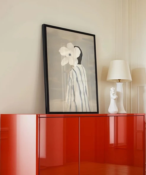 Çerçevesiz Poster Gri Tonlarda Bir Düş - Resim 3