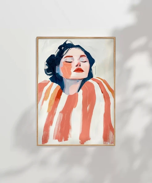 Çerçevesiz Poster Soyut Renklerle Düşler - Resim 6