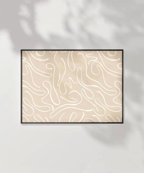 Çerçevesiz Poster Organik Dans - Resim 6