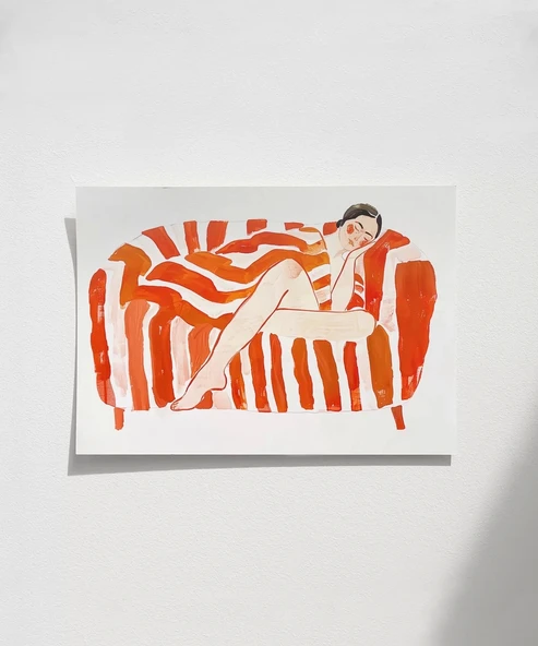 Çerçevesiz Poster Turuncu Rüyası ürün görseli