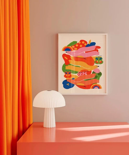 Çerçevesiz Poster Hayallerin Kanatları - Resim 3