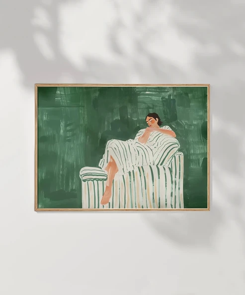 Çerçevesiz Poster Çizgilerin Ritmi - Resim 7