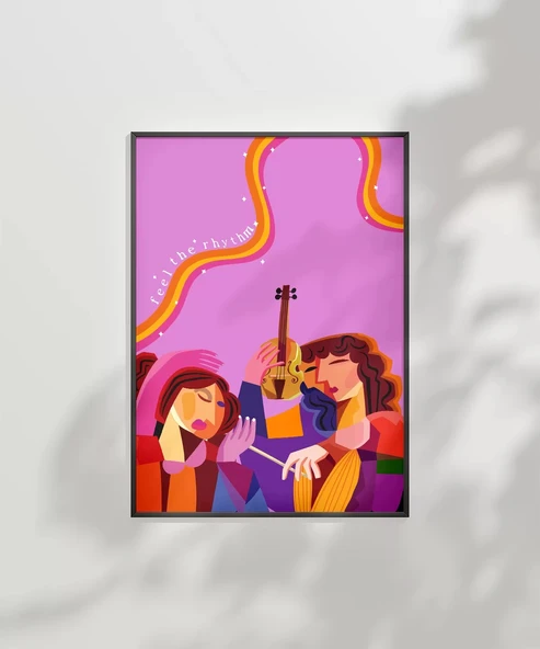 Çerçevesiz Poster Ritmin Kalbi - Resim 6