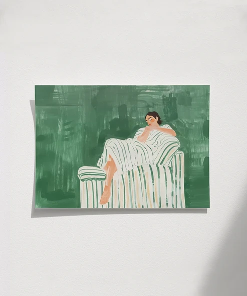 Çerçevesiz Poster Çizgilerin Ritmi ürün görseli