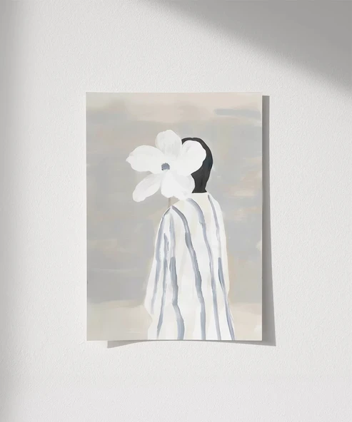 Çerçevesiz Poster Gri Tonlarda Bir Düş ürün görseli