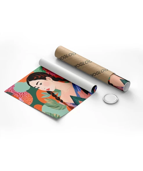 Çerçevesiz Poster Zarif Bir Bakış - Resim 8