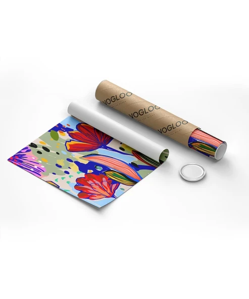 Çerçevesiz Poster Çiçek Kompozisyonu - Resim 8