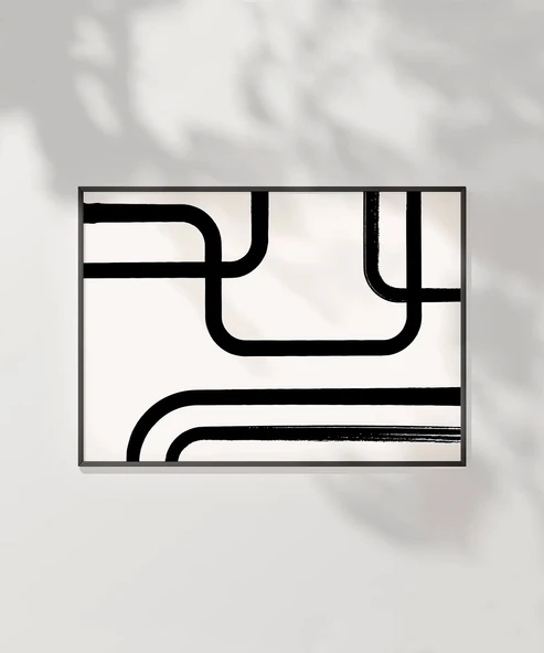 Çerçevesiz Poster Orta Çağ Modern Sanat - Resim 6