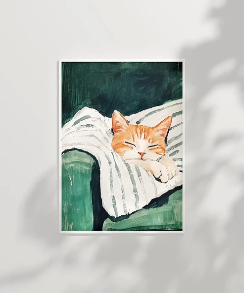 Çerçevesiz Poster Kedimin Rüyası ürün görseli