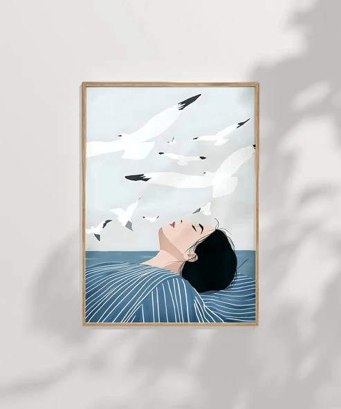 Çerçevesiz Poster Denizin Fısıltıları - Resim 6