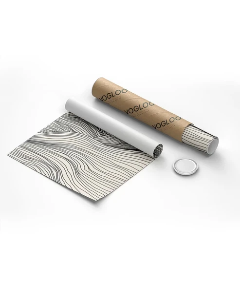 Çerçevesiz Poster Dalga Formlu Modern - Resim 8